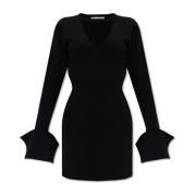 Geribbelde jurk JW Anderson , Black , Dames