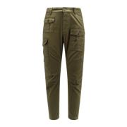 Groene Broek met Knoopsluiting Dsquared2 , Green , Heren