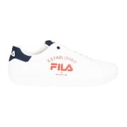 Ronde Neus Veterschoenen Fila , White , Heren