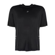 Klassiek Ronde Hals T-Shirt Fila , Black , Heren