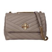 Schoudertas met Chevron-Quilting Tory Burch , Gray , Dames