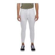Alex K2671 Tapered Jeans in het wit Gabba , White , Heren