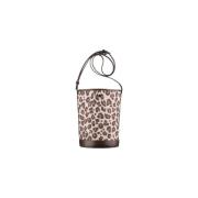 Leopard Print Canvas en Leren Tas A.p.c. , Multicolor , Dames