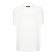 Witte Katoenen Jersey T-shirts en Polos Fabiana Filippi , White , Dame...