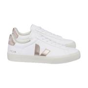 Campo Chromefree Leren Sneakers Veja , White , Dames