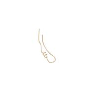 Orpheus Profiel Gouden Earcuff Oorbel Atelier Paulin , Yellow , Dames