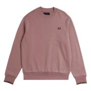 Ronde Hals Heren Trui Fred Perry , Pink , Heren