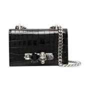 Mini -juwelen tas Alexander McQueen , Black , Dames