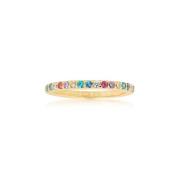 Elegante Uno Ring met Kleurrijke Zirkonia Sif Jakobs Jewellery , Multi...