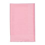 Zijden Sjaal met Fringe Rand Givenchy , Pink , Dames