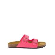 Leren sandalen met gespsluiting Saint Laurent , Pink , Heren