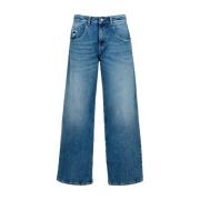 Wijde pijp Lage taille jeans Icon Denim , Blue , Dames