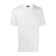 t-shirt Drumohr , White , Heren
