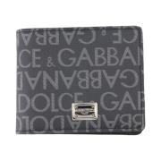 Monogram Portemonnee Dolce & Gabbana , Gray , Heren