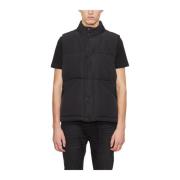 Gewatteerd Nylon Vest Represent , Black , Heren