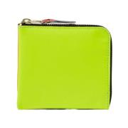 Super Fluorescent Zip Wallet Comme des Garçons , Yellow , Unisex