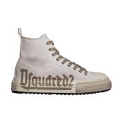 Canvas Sneakers Dsquared2 , White , Heren