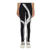 Leggings met Veters Ottolinger , Black , Dames