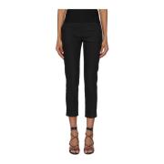 Slimme Erin Broek, Stijlvol en Comfortabel Dondup , Black , Dames