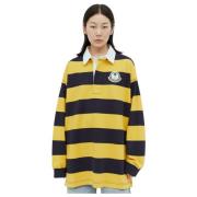 LS Polo Shirt Moncler , Yellow , Dames