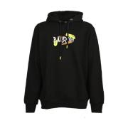 Grafische Print Hoodie Barrow , Black , Heren