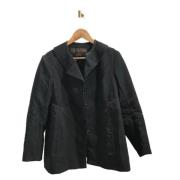 Pre-owned Fabric outerwear Louis Vuitton Vintage , Black , Dames