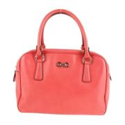 Pre-owned Leather handbags Salvatore Ferragamo Pre-owned , Pink , Dame...
