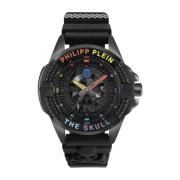 The $kull Titan Rainbow Horloge Philipp Plein , Black , Heren