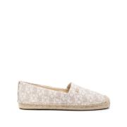 Witte platte schoenen met handtekeninglogo print Michael Kors , Multic...