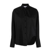 Zwarte Eliza Shirt The Attico , Black , Dames