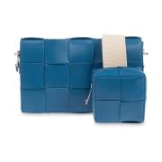 Cassette Medium Bags Bottega Veneta , Blue , Heren