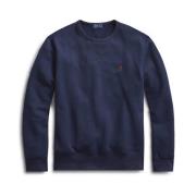 Fleece Crewneck Sweatshirt Ralph Lauren , Blue , Heren