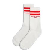 Antoine Katoenen Sokken, Wit Rood Philippe Model , White , Unisex