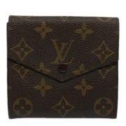 Pre-owned Canvas wallets Louis Vuitton Vintage , Brown , Dames