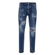 Stijlvolle Katoenen Jeans Dsquared2 , Blue , Heren