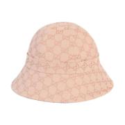 Roze GG-Canvas Bucket Hat Gucci , Pink , Dames