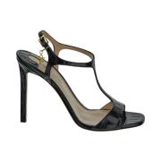 Leren Sandaal Tom Ford , Black , Dames