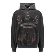 Zwarte hoodie Represent , Black , Heren