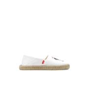 Espadrilles met logo Kenzo , White , Dames