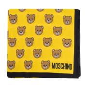 Sjaal met teddybeer motief Moschino , Yellow , Unisex