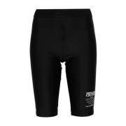 Zwarte Shorts met Leggings Fuseaux Versace Jeans Couture , Black , Dam...