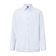 Katoenen shirt Tom Ford , Blue , Heren