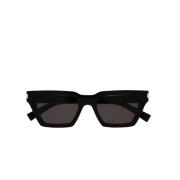 Zwarte Cateye Zonnebril voor Dames Saint Laurent , Black , Dames