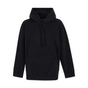 Zwarte katoenen sweatshirt met lange mouwen MM6 Maison Margiela , Blac...