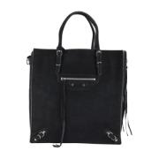 Pre-owned Suede balenciaga-bags Balenciaga Vintage , Black , Dames