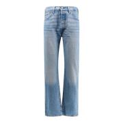 Katoenen Jeans met Achterlogo Patch Levi's , Blue , Heren