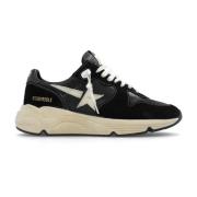 Running Sole Sneakers Golden Goose , Black , Dames