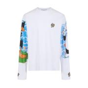 T-shirt met cartoonafbeeldingen Iceberg , White , Heren