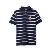 Klassiek Navy Gestreept Poloshirt Ralph Lauren , Blue , Heren