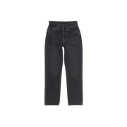 Vintage Zwarte Denim Jeans Acne Studios , Black , Dames